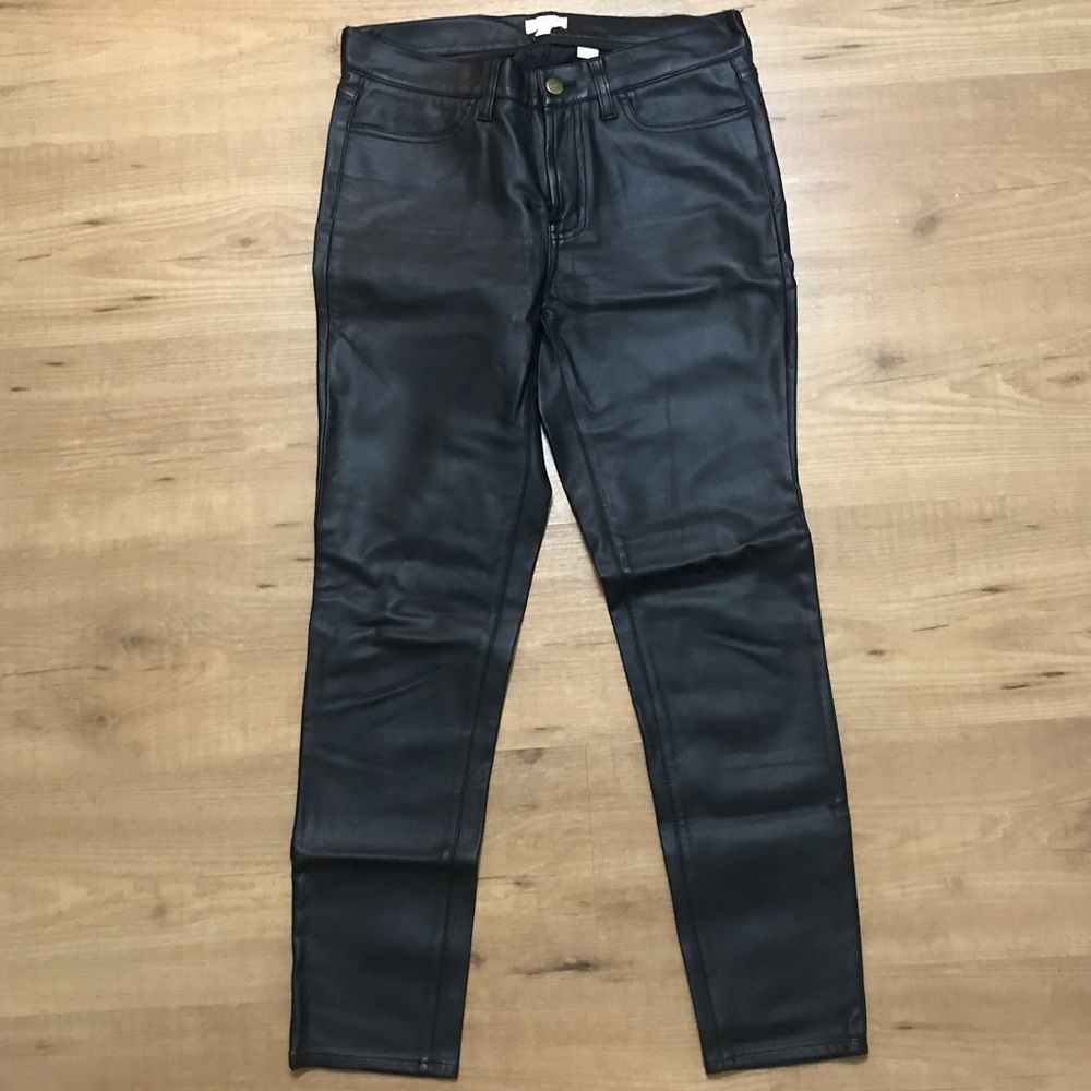 J.Crew Skinny Leather-look PU Pants